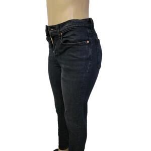 Levi's BIG E Premium 27 HI-RISE WEDGIE ICON FIT ANKLE WOMEN'S BLACK JEANS  # 1